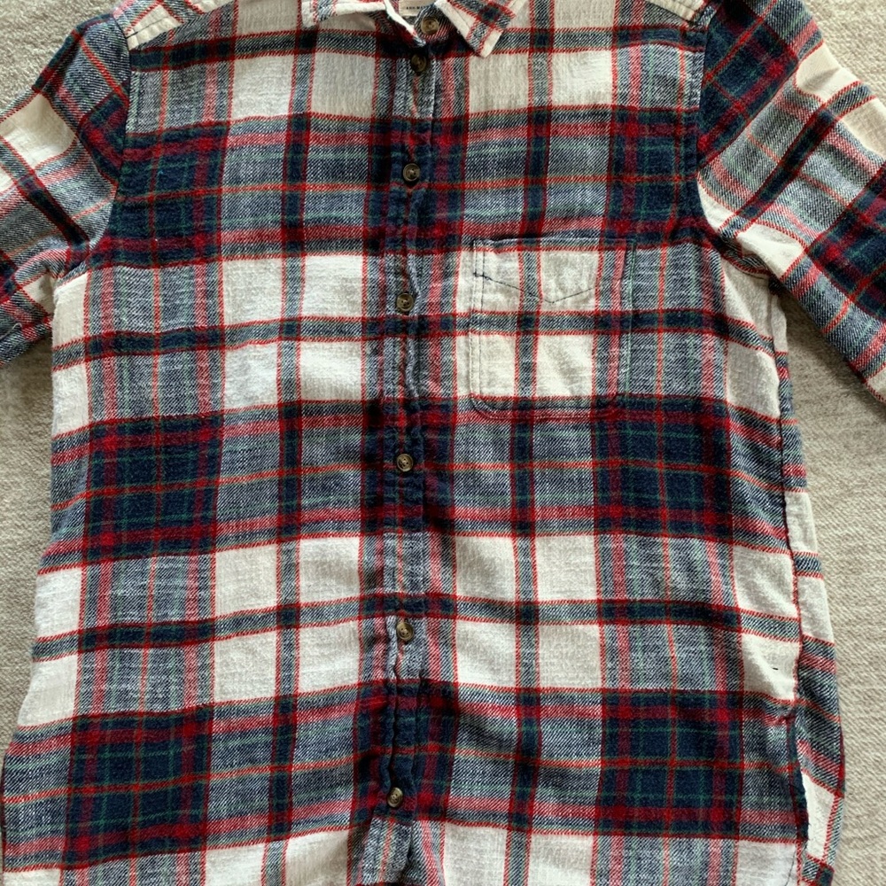 american eagle plaid flannel